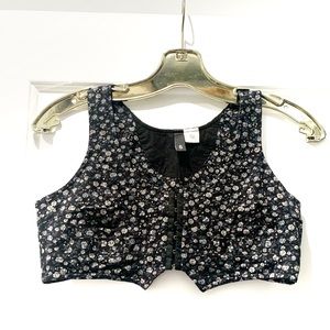 Floral corset top